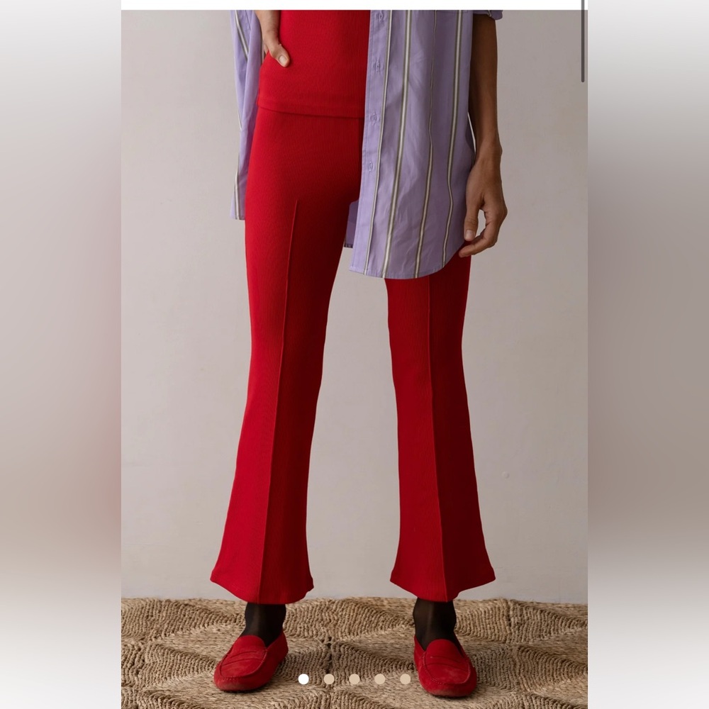 DONNI. - Rib Kick Flare pants, L